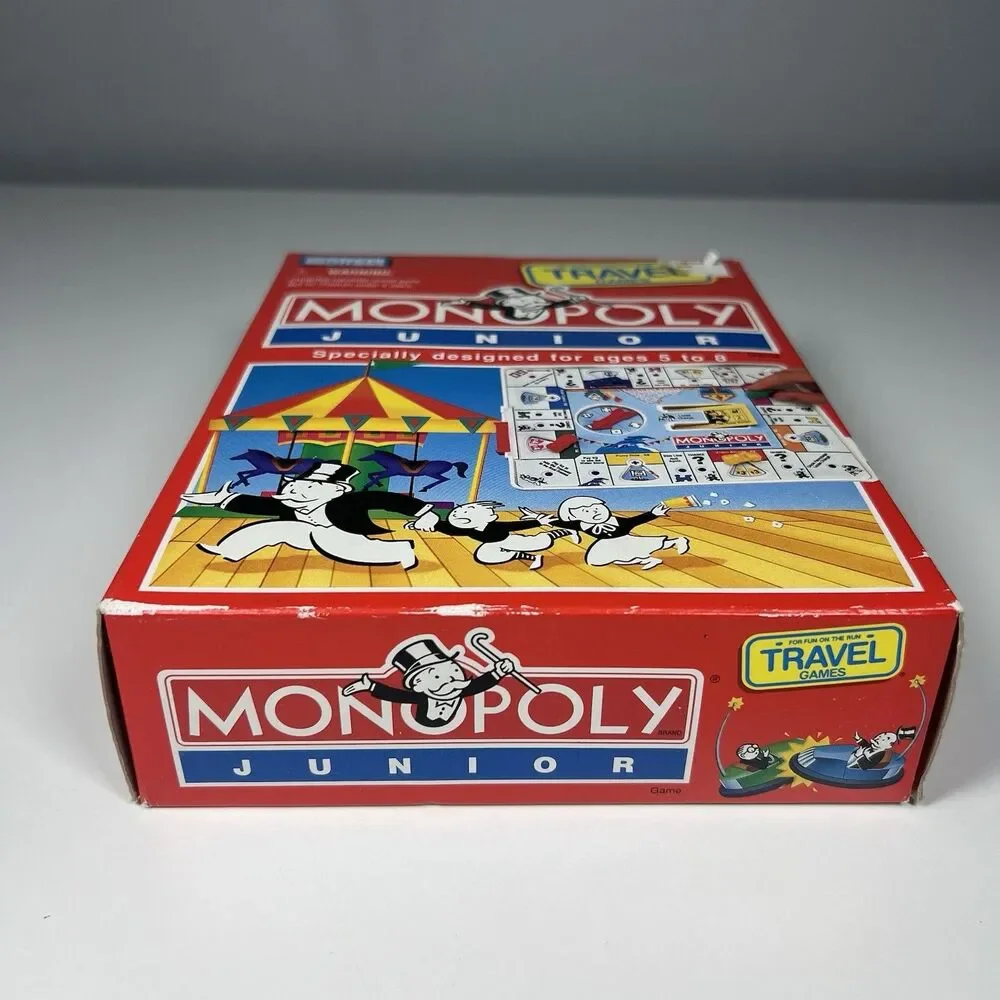 Monopoly Junior 1994 Travel Game by Parker Brothers New old stock sealed!
